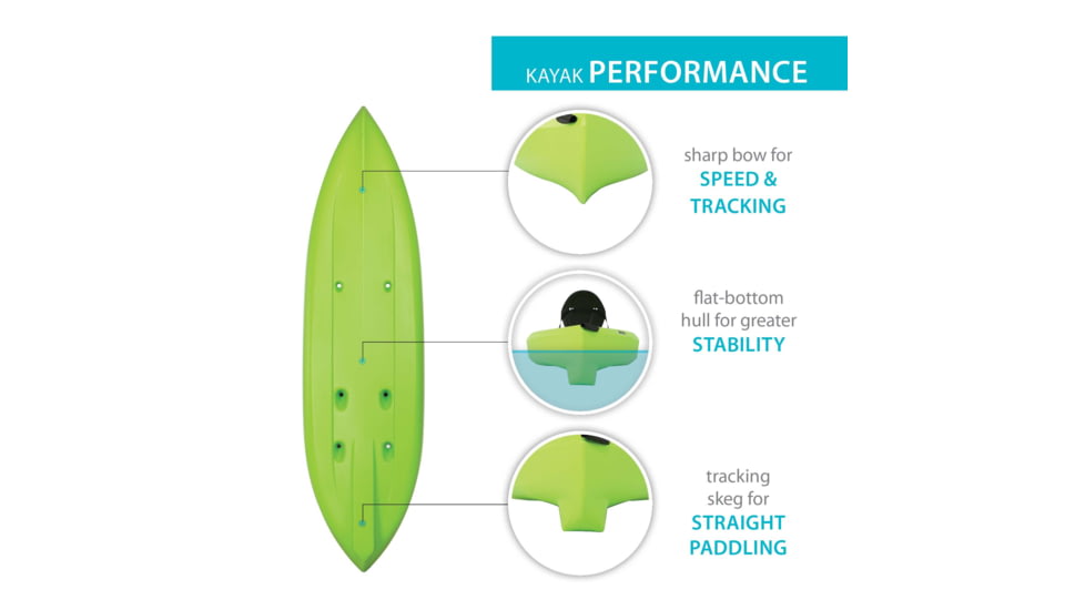 Lifetime Products Tahoma 100 Sit-On-Top Kayak w/Paddle