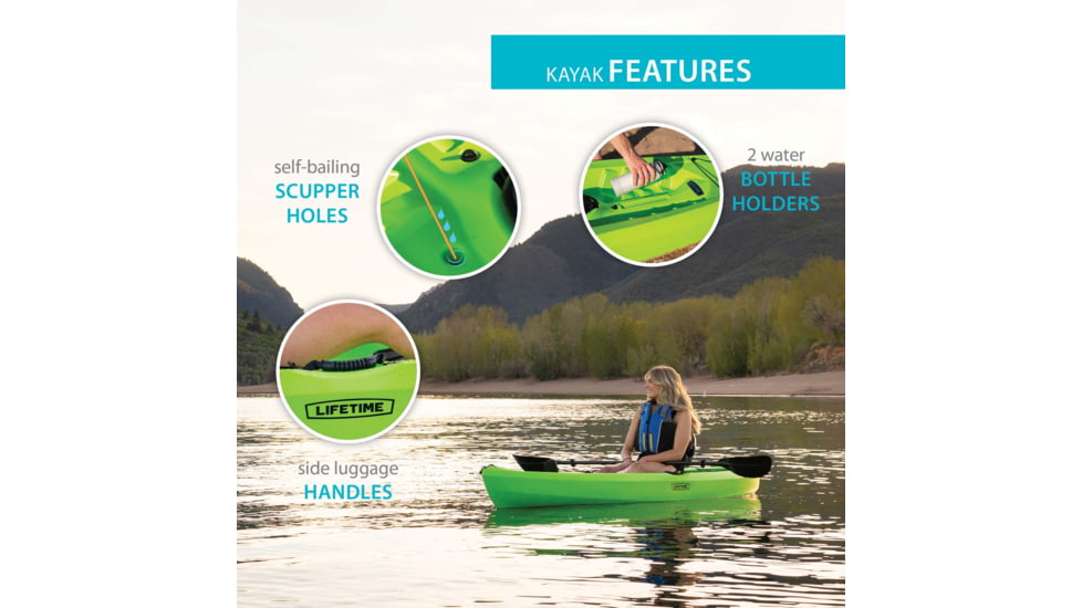 Lifetime Products Tahoma 100 Sit-On-Top Kayak w/Paddle