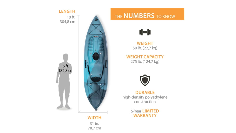 Lifetime Products Tamarack 100 Sit-On-Top Kayak w/Paddle