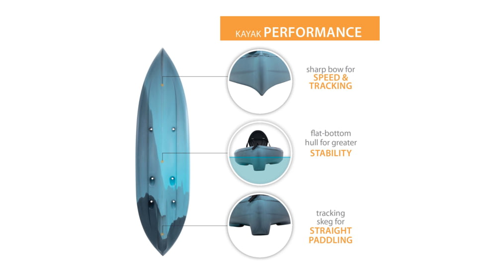 Lifetime Products Tamarack 100 Sit-On-Top Kayak w/Paddle