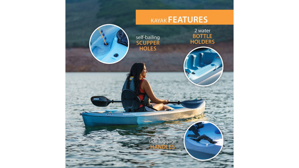 Lifetime Products Tamarack 100 Sit-On-Top Kayak w/Paddle