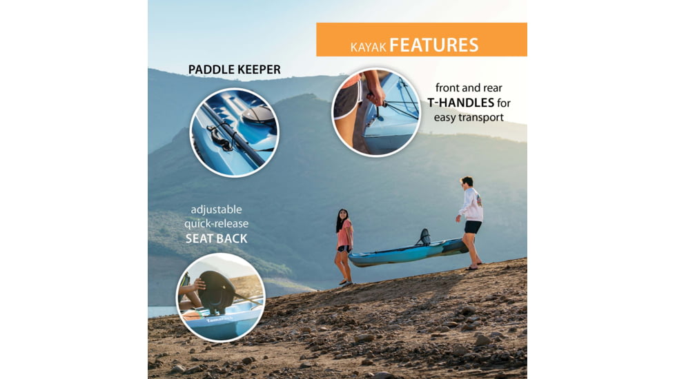 Lifetime Products Tamarack 100 Sit-On-Top Kayak w/Paddle