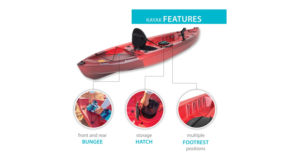 Lifetime Products Tamarack Angler 100 Sit-On-Top Fishing Kayak