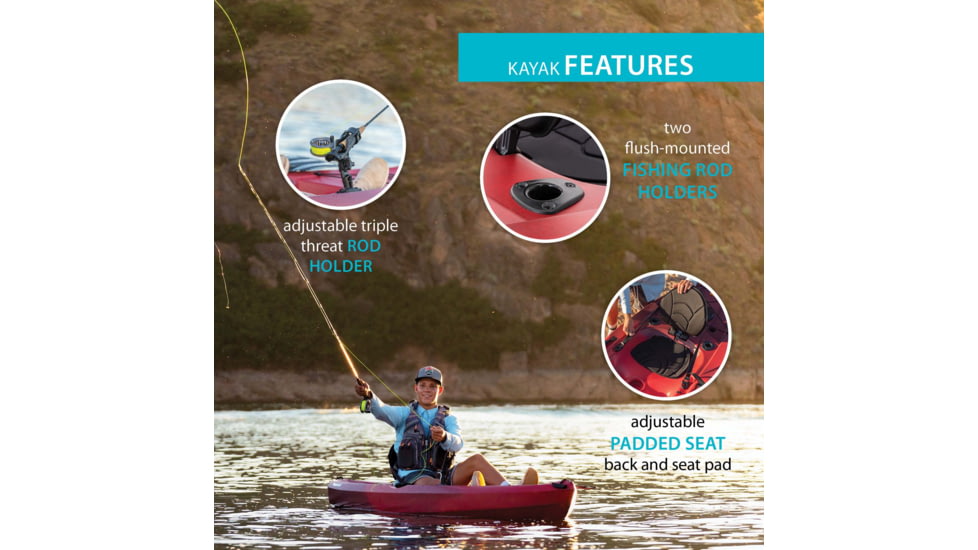 Lifetime Products Tamarack Angler 100 Sit-On-Top Fishing Kayak
