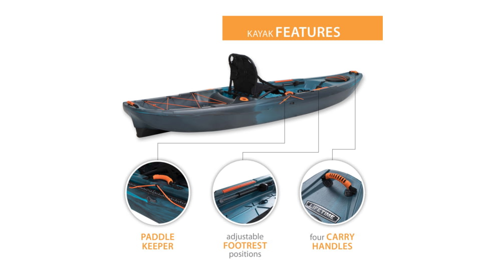 Lifetime Products Teton Pro 116 Sit-On-Top Fishing Kayak