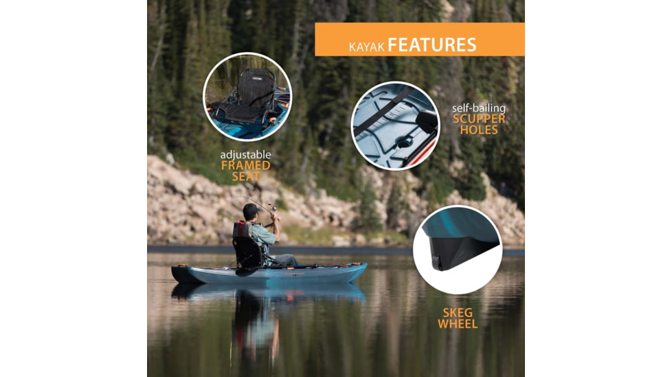 Lifetime Products Teton Pro 116 Sit-On-Top Fishing Kayak