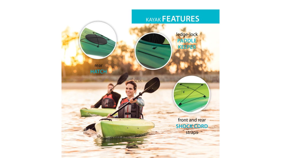Lifetime Products Tide 103 Sit-Inside Kayak w/Paddle