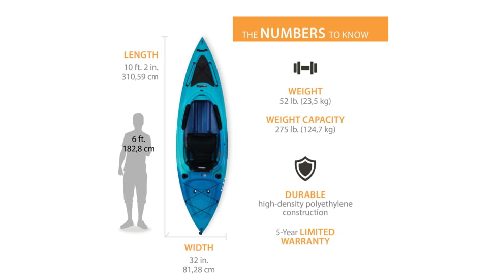 Lifetime Products Tundra 100 Sit-Inside Kayak
