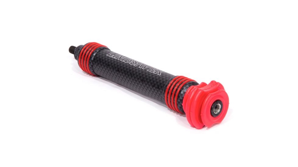 Limbsaver WindJammer Bow Stablizer- Carbon Black and Red 7in. 3083