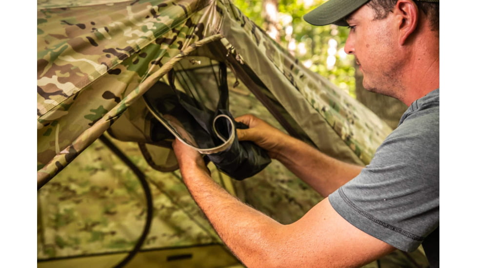 LiteFighter Gear Fido Ai Individual Shelter System, Multicam Camouflage, 84in x 32in x 36in, AI1100-MUL