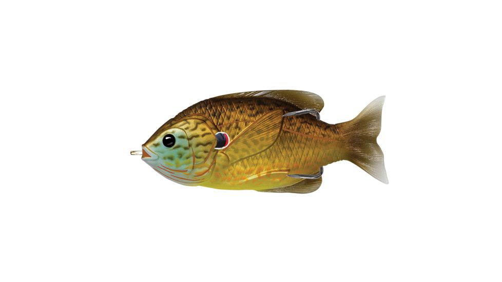 Live Target Sunfish HB,surface,copper pumpkinseed3/0 SFH75T558