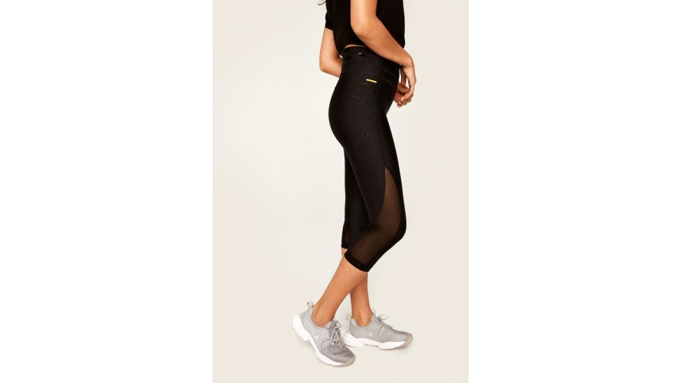 Lole Run Capri, N617 - Black Ankara, L, LW2708-N617-K NK-L