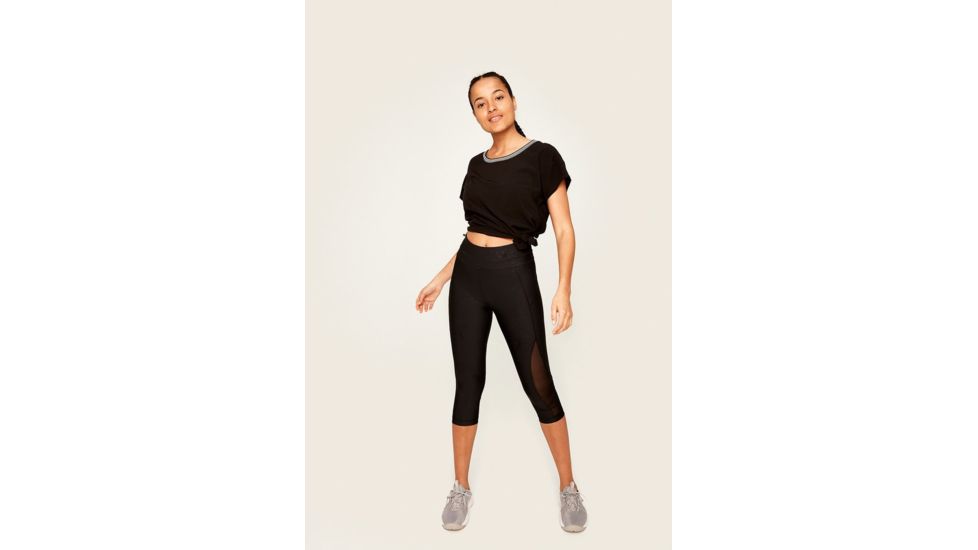 Lole Run Capri, N617 - Black Ankara, L, LW2708-N617-K NK-L