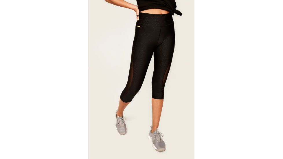 Lole Run Capri, N617 - Black Ankara, L, LW2708-N617-K NK-L