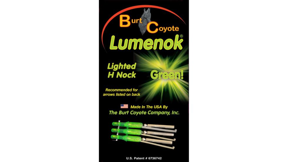 Lumenok Lighted Nock, HD Orange H Nock 3 pk. H3