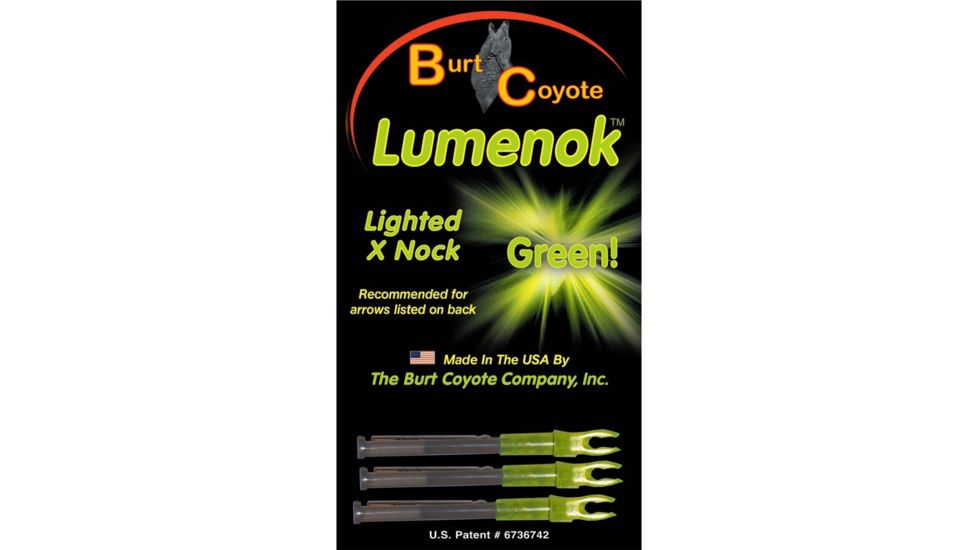 Lumenok Lighted Nock, Pink X Nock 3 pk. X3P