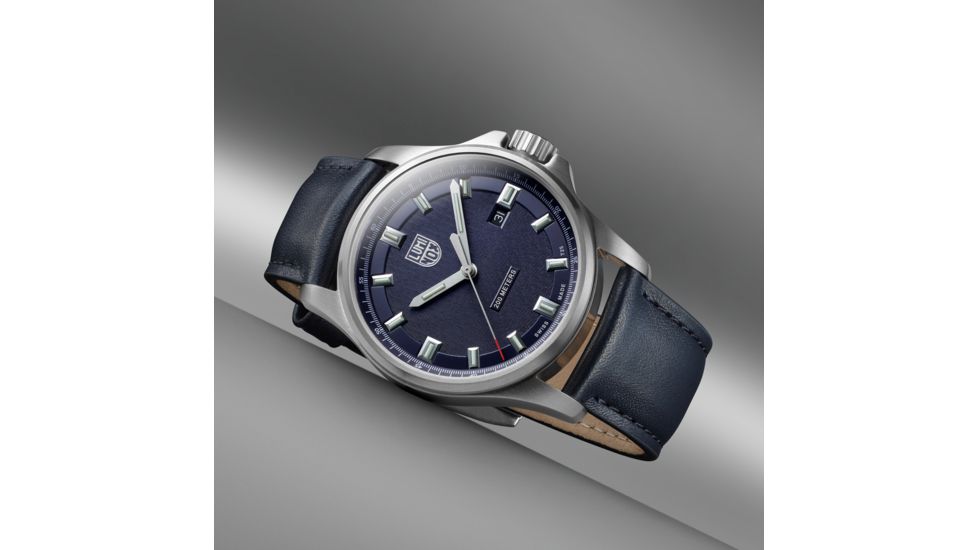 Luminox Dress Field Quartz Watches, Blue/Silver, 42 mm, 1834