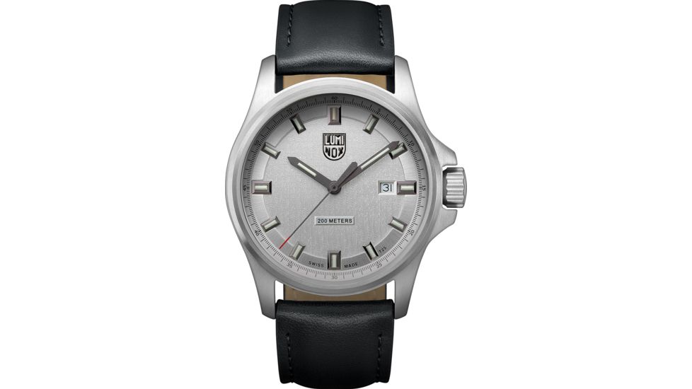 Luminox Dress Field Quartz Watches, Silver/Silver/Black, 42 mm, 1839