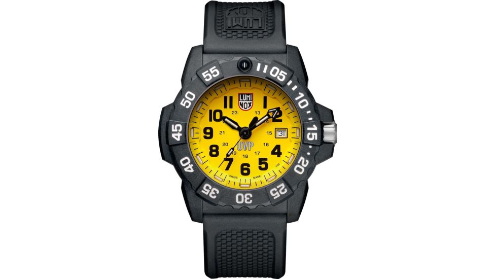 Luminox Scott Cassell Special Editions Watches, Yellow/Black, 45 mm, 3505.SC.SET