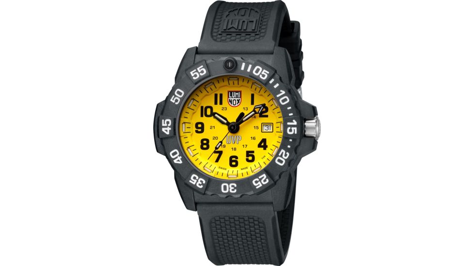 Luminox Scott Cassell Special Editions Watches, Yellow/Black, 45 mm, 3505.SC.SET