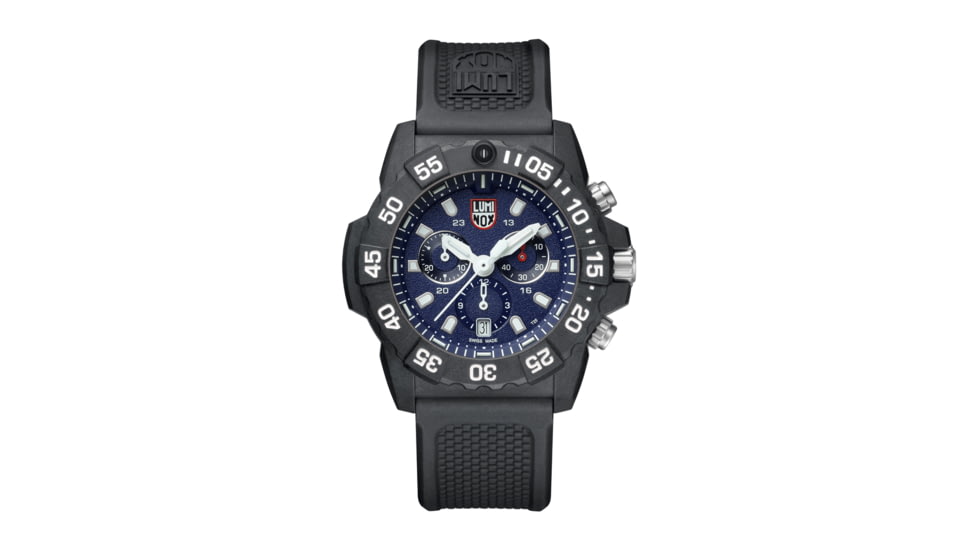 Luminox Watches Navy SEAL Chronograph, 45mm, Military Dive Watch, Blue, 641371439127