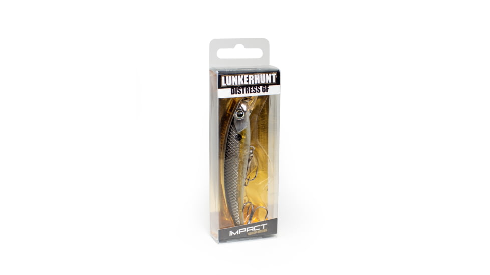 Lunkerhunt Impact Distress 6F Bait, Silver Side, 3.5in &amp; 1/2 oz, IMJKB02