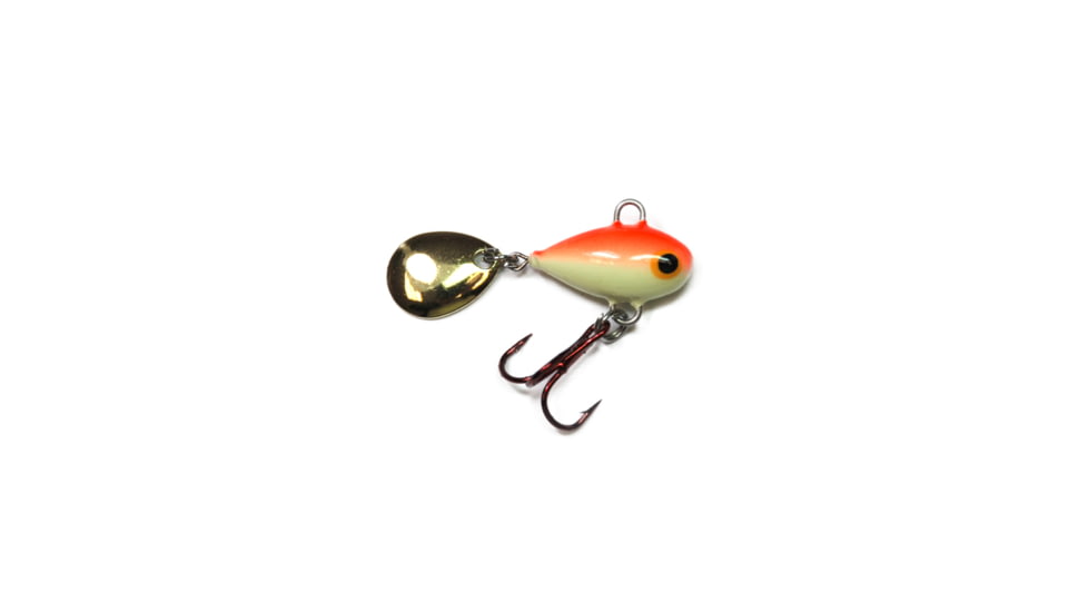 Lunkerhunt Magic Bean Bait, Glow Orange, 0.75in &amp; 1/4 oz, LHIMB18