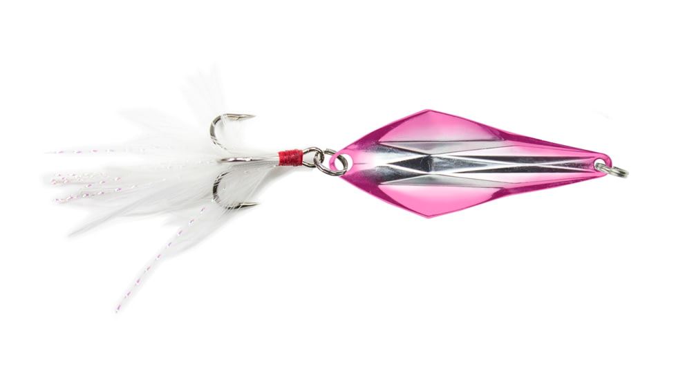 Lunkerhunt Rattle Spud Bait, Silver Pink, 1/8 oz, RS103