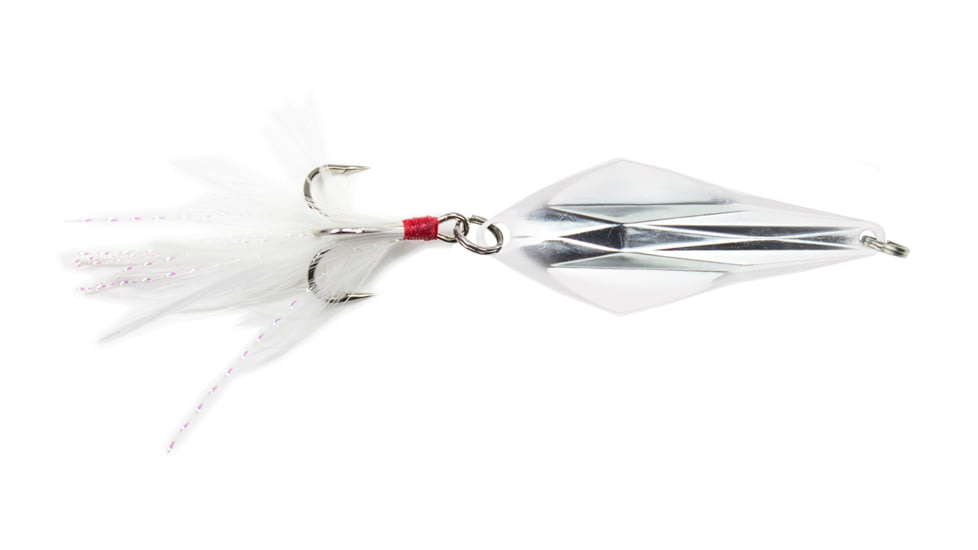 Lunkerhunt Rattle Spud Bait, Silver White, 3/16 oz, RS201