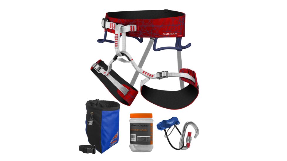 Mad Rock Mars Climbing Package 4.0 - Mens, Red, Large, 7000-PackL