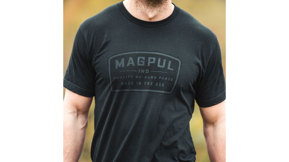 Magpul Industries Go Bang Parts Cotton T-Shirt, Black, Medium, MAG1111-001-M