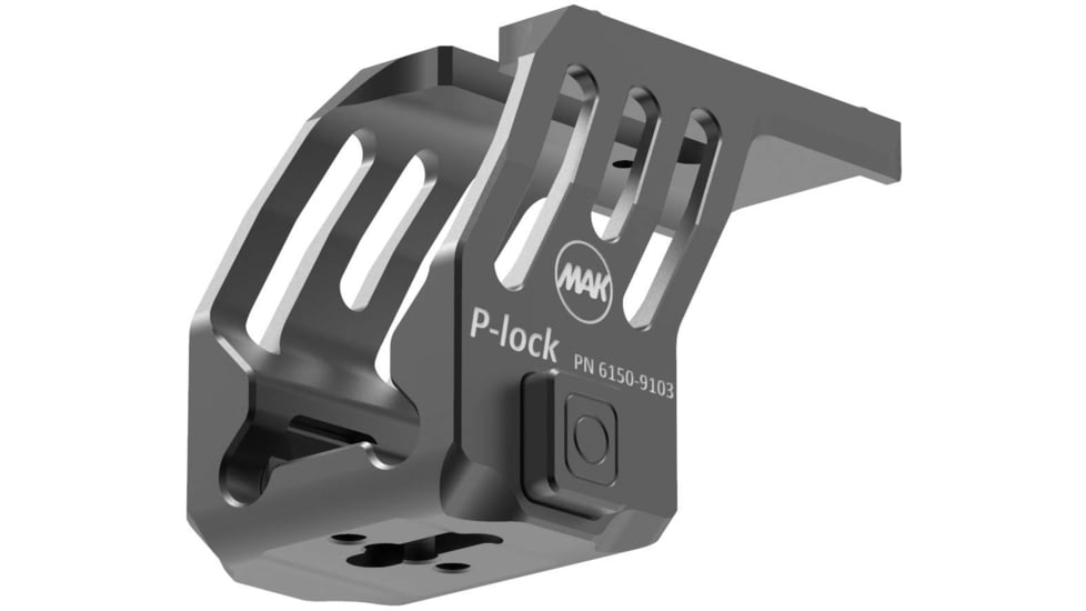 MAK Optics Makdot SH Red Dot Sight w/ P-Lock Mount, Glock 17/19 Gen 3/4, Black, 6150-91XX-0003
