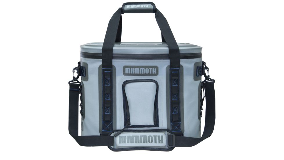 Mammoth Coolers Highlander 30 Flip Lid Soft Cooler, White/Gray/Blue, MH30W