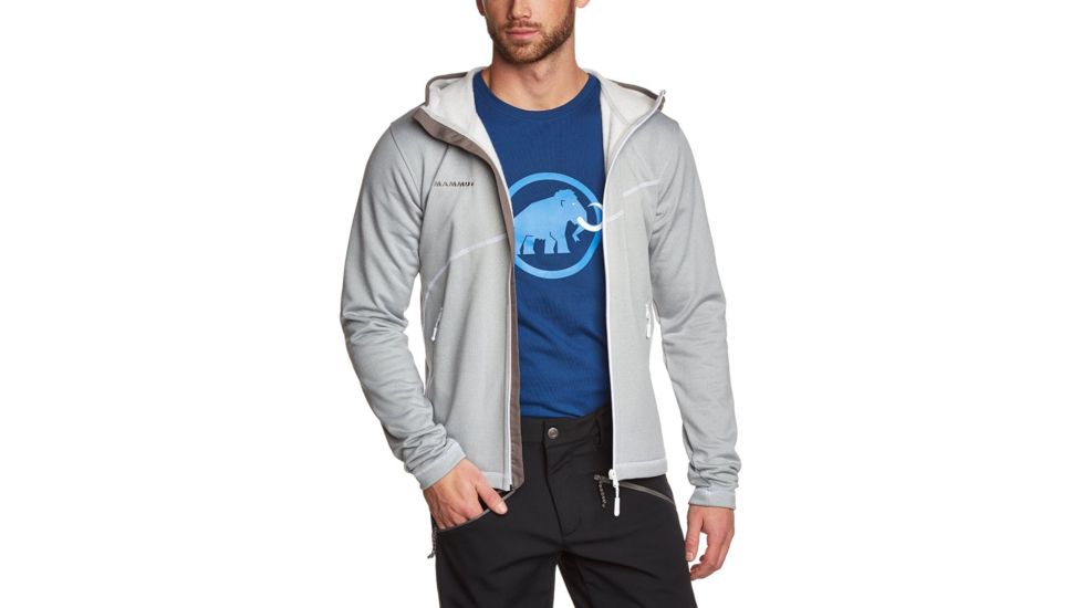 Mammut Creon Hoody - Men's-Granit Melange-Large