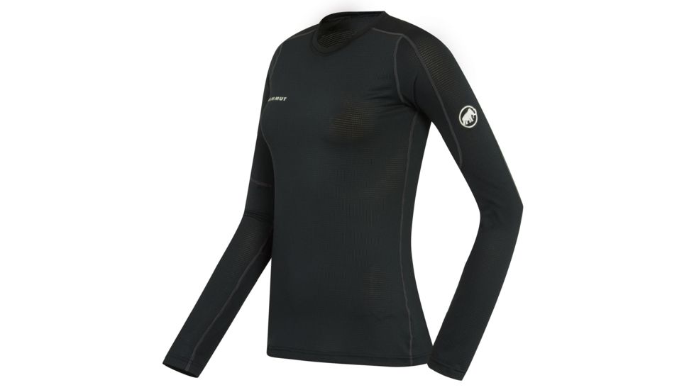 Mammut Go Dry Longsleeve - Women's-Black-X-Large