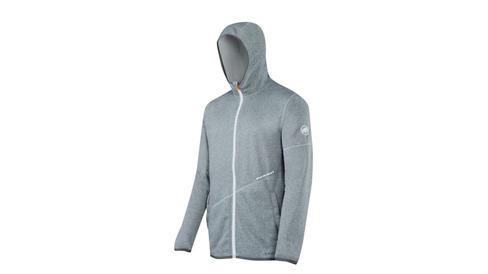 Mammut Go-Far Hooded Jacket - Men's-Shale-Large