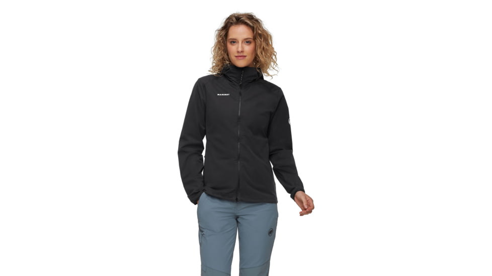 Mammut GRANITE SO Hooded Jacket - Womens, Black, S, 1011-02481-0001-113