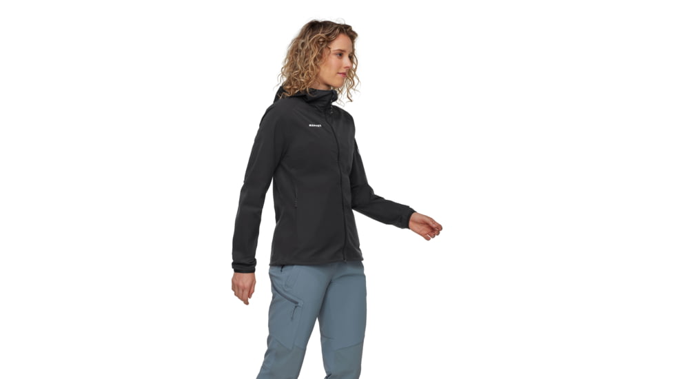 Mammut GRANITE SO Hooded Jacket - Womens, Black, S, 1011-02481-0001-113