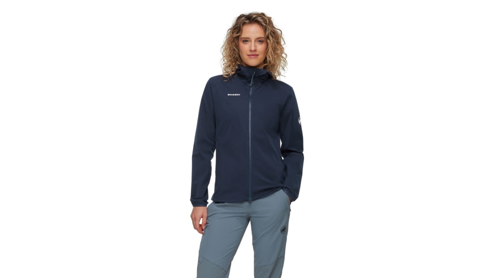 Mammut GRANITE SO Hooded Jacket - Womens, Marine, XL, 1011-02481-5118-116