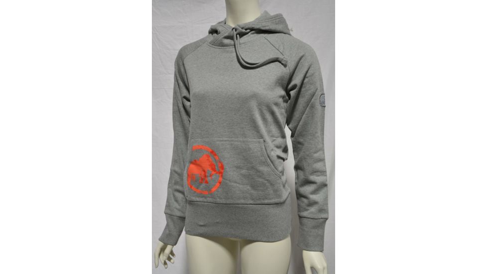 Mammut Logo Hoody - Women's-Stone Grey-Small