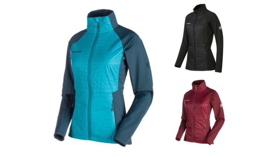Mammut Luina Tour IN Jacket, Aqua-Orion Melange, Graphite-Graphite Melange, Merlot-Merlot Melange