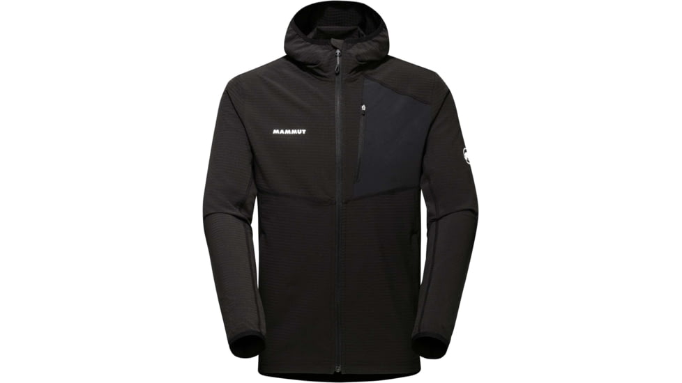Mammut Madris Light ML Hooded Jacket - Mens, Black, 2XL, 1014-03840-0001-117