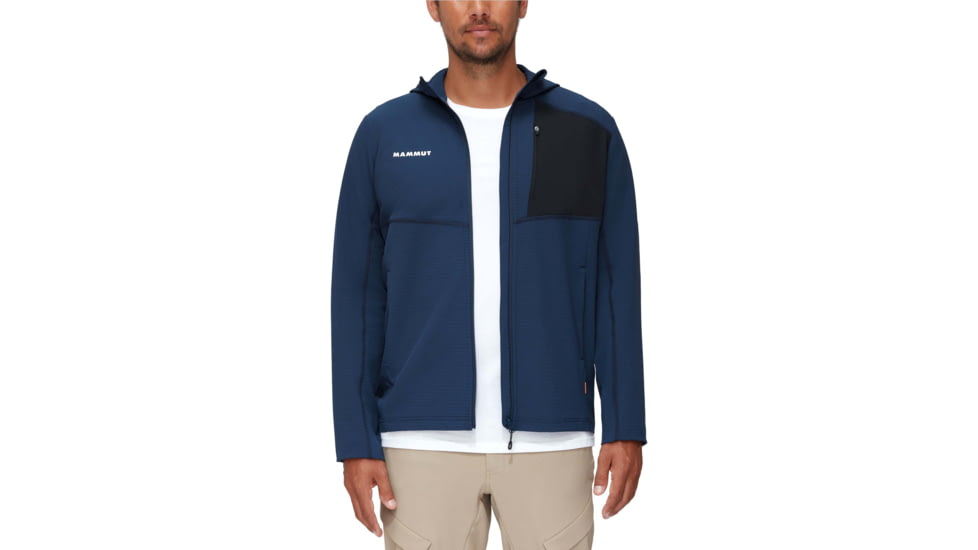 Mammut Madris Light ML Hooded Jacket - Mens, Marine, 2XL, 1014-03840-5118-117