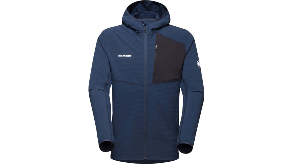Mammut Madris Light ML Hooded Jacket - Mens, Marine, 2XL, 1014-03840-5118-117