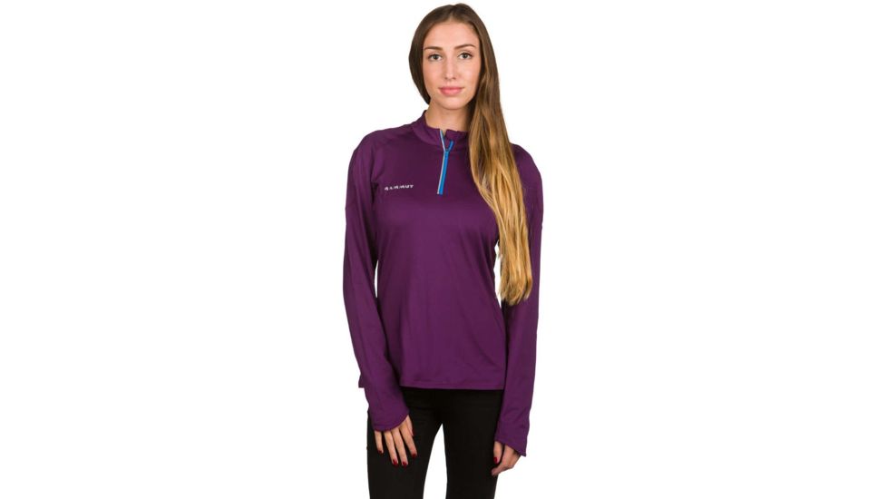 Mammut MTR 141 Thermo Longsleeve Zip Top - Womens, Velvet, Extra Small, 1041-05651-6222-112