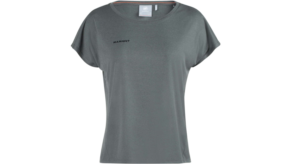 Mammut Pali Cropped T-Shirt - Womens, Phantom Melange, Small, 1017-01950-00158-113