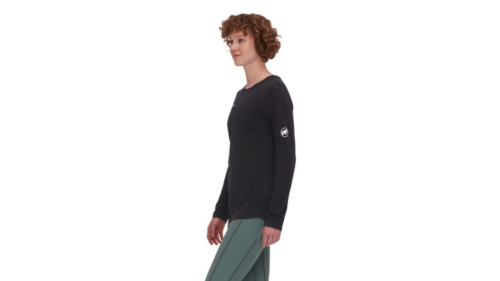 Mammut Tree Wool FL Longsleeve T-Shirt - Womens, Black, XXL, 1016-01700-0001-117