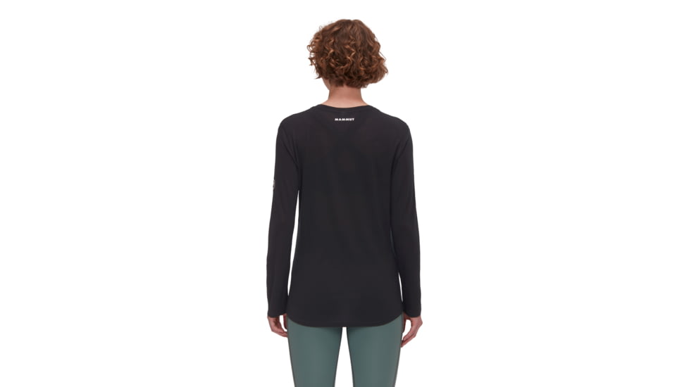 Mammut Tree Wool FL Longsleeve T-Shirt - Womens, Black, XXL, 1016-01700-0001-117