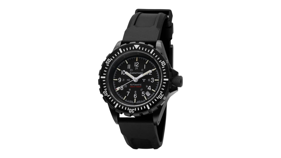 Marathon Search and Rescue Divers Automatic Wristwatch, GSAR, Anthracite Black Sterile, WW194006BK-0130