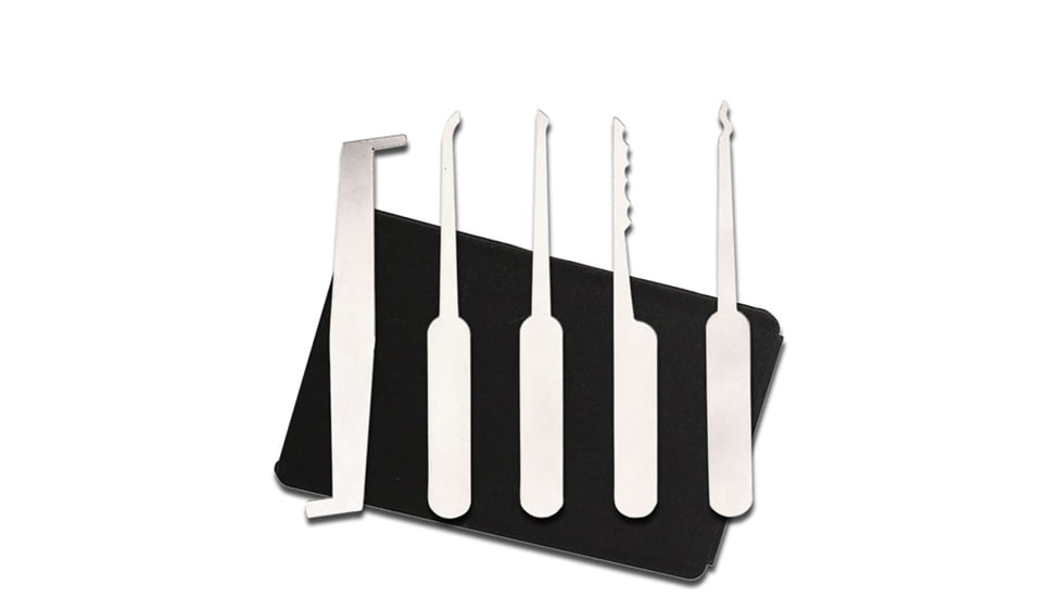 Master Cutlery Lock Pick Set, 5 Pieces, Stainless, YC-123